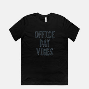 Office Day Vibes Tee (Black, Lavender Dust, White)